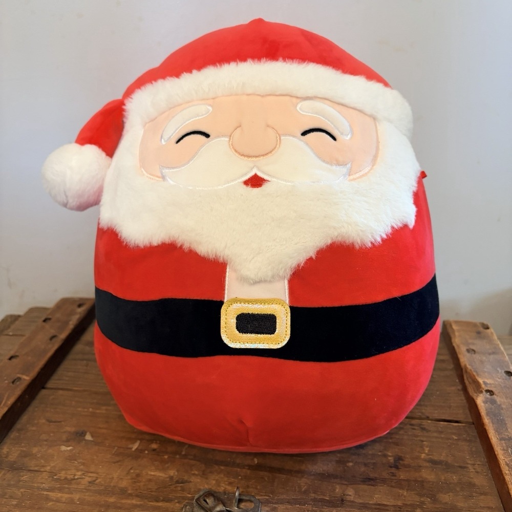 Squishmallows Santa Claus Nick Christmas 14" Holiday Stuffed Plush Kellytoy 2022